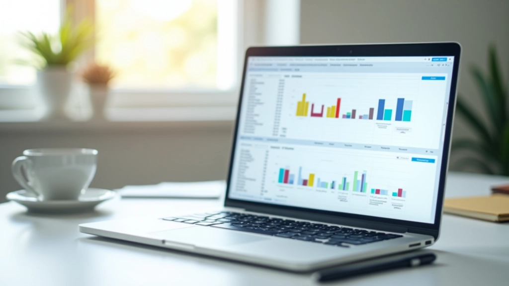 Tabulka s finanční analýzou, graf ukazující úspory a finančního přehled